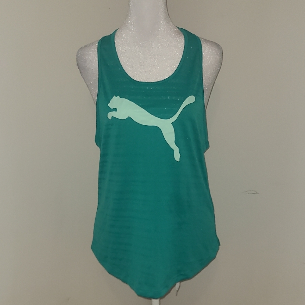 Puma Green Sleeveless Top